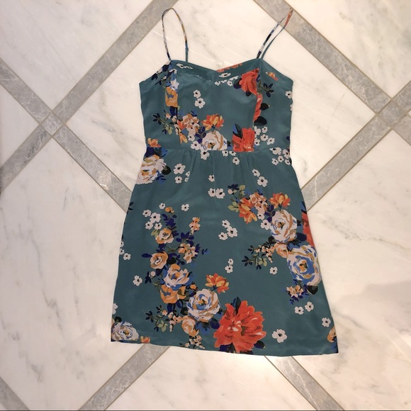 Anthropologie Moulinette Soeurs Verdant Floral 100% Silk Dress - Picture 7 of 16